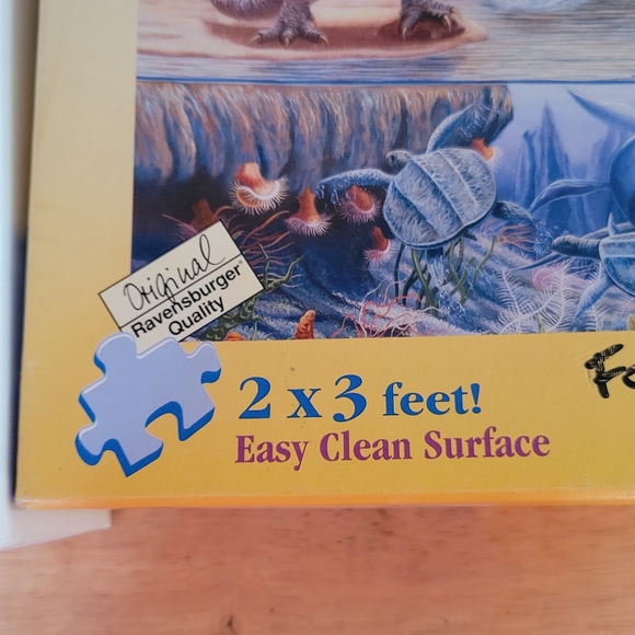 Used Excellent condition Ravensburger Dinosaur scene 24 pieces 2x3' Floor Puzzle - Picture 3 of 4